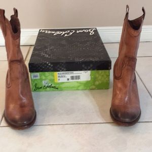 Sam Edelman Nile Leather Boot - Whiskey